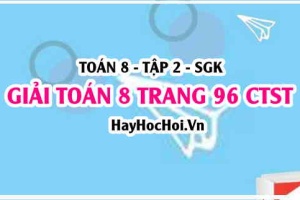 Giải Toán 8 trang 96 tập 2 Chân trời sáng tạo